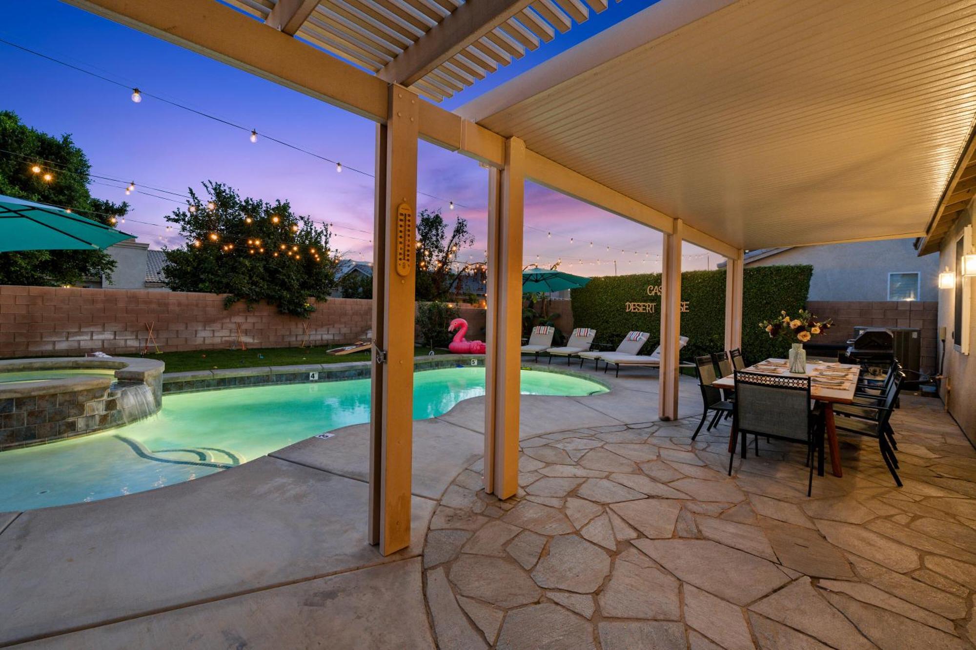 Casa Desert Muse With Heated Pool Spa Firepit Mini Golf And Games Indio Exterior foto